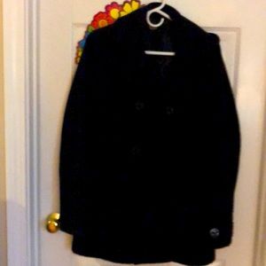 Navy pea coat